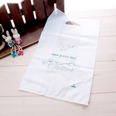 링펀치 HND230 일회용 비닐봉투 도시락 포장 마트 음식점 배달봉투, 1박스, 1000개입