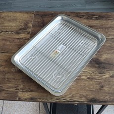 不銹鋼瀝油燒烤盤組, 1個, 33cm