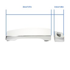 전면 왼쪽 오른쪽 측면 외부 문짝 핸들 열쇠 구멍 80647ZC00A 닛산 타이탄 2004-2015 아르마다, 02 왼쪽