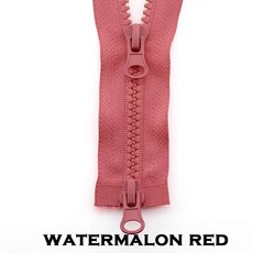 5# 60/70/80/90/100/120/150 cm 금속 지퍼 플래티넘 오픈 엔드 자동 잠금 봉제 의류, 01 5 #, 01 80cm, 15 Red