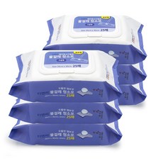 티엔씨 물걸레 청소포 고급 표준형 25매, 1세트, 6개