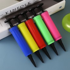 풍선 튜브 에어펌프 수동식 휴대용 미니손펌프 공기주입기, 1개, christmas 미니핸드펌프 색상랜덤