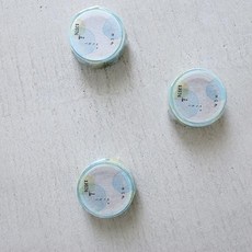 莫莫日貨 Yohaku 原創系列 日本製 和紙膠帶 - 水漬點點 春天的顏色 Y019, 1個