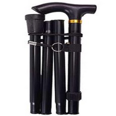 물결샵 접이식 폴스틱, 실버, 1개