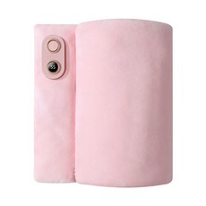 온열 손난로 충전식 찜질팩 폭발방지 휴대용 복부 온열패드, 업그레이드 꽃핑크  1.5m, 단일 모델