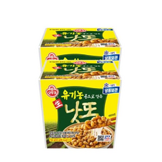유기농콩으로만든생낫또( )x 오뚜기 겨울 식재료 건강식 아침대용 간편요리 먹기편한 밥소스, 2개, 50g