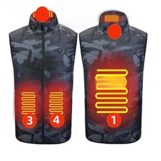 지능형 일정 온도 난방 조끼 따뜻한 전기 열 의류 전신 난방 지능형 온도 조절 조끼