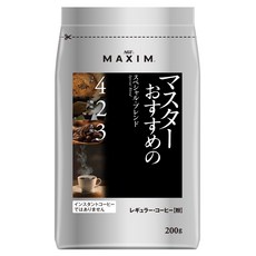 AGF Maxim 即溶咖啡 大師推薦特調 200g [咖啡粉], 1個, 1入