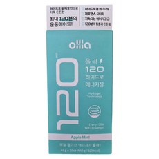 올라 120 하이드로 에너지젤 러닝 마라톤 자전거 파워젤 스포츠 식품 애플민트, 45g, 20개