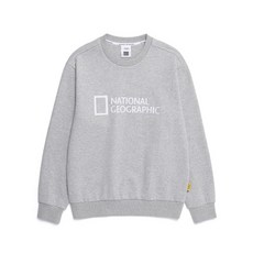 내셔널지오그래픽 폴하스 빅로고 베이직핏 맨투맨 N251USW011 ARB278 ONH210