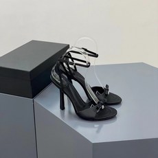 POMTOR 여성용 여름 프렌치 오픈토 하이힐 샌들 7CM