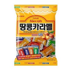 크라운 땅콩카라멜, 600g, 3개