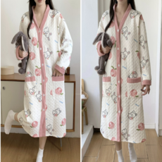 마마앙 수유 잠옷 원피스 임부복 임산부 수유복 노브라 겨울 빅사이즈 가슴패드