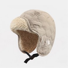 사이클링 모자 스키 모자 겨울 모자 양모 이어머프 군인 모자 홋카이도 눈 구경 필수 모자 조종사 레이펑 모자 남녀용 두꺼운 양모 양면 이어머프 야외 스키 및 사이클링, 카키