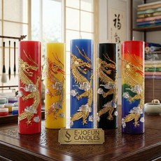 e-조은캔들 용초 불교양초 제수용초 양초 법당초, 파랑, 1개