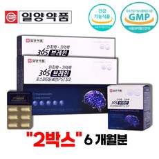 인지력 기억력 365 브레인 포스파티딜세린(PS) 징코 6개월분, 2통, 180정