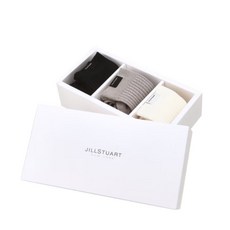 질스튜어트 선물박스포장여성 로고라벨 골지 중목양말 3종세트JASS5F020I2 401010