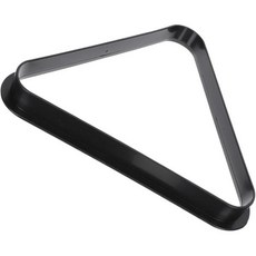 당구 삼각대 삼각틀 삼각형 고정대 풀 레트로 스타일 랙 테이블 스누커 볼 플라스틱 검정, 15.80X15.80X2.80CM