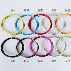 칼라 조경 원예용품 화분장식 공예철사, 검정