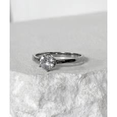 BLESSED BULLET ss-지르코니아 원 포인트 링