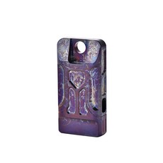 VENTO 高分貝戶外高音鈦合金口哨 高頻爆音雙管磨砂金屬哨子 野外應急求助, 鈦合金炫彩, 1個