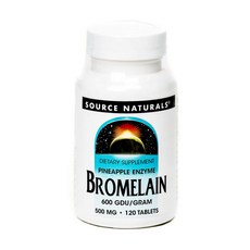 SOURCE NATURALS 鳳梨酵素補充錠 600GDU, 120顆, 1罐