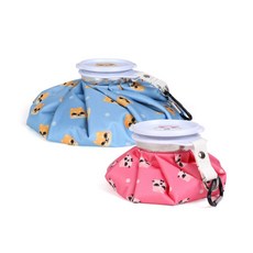 ECOLIZ 優質冷熱冰袋, 粉色S+藍色M