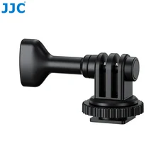 JJC 업그레이드 삼각대 마운트 어댑터 20mm 나사 구멍 DJI 오즈모 360 고프로 히어로 13 12 11 10 9 8 X4, 02 검정색