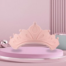 어린이 방수 샴푸 조절 보호 베이비 크라운 만화 유아 실드 귀 목욕 헤어 바이저 크기 샤, 금색