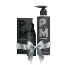 Play&Joy Powerman 男性私密養護液 清潔乳, 1個, 男性養護液30ml+男性清潔乳250ml