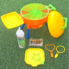 올타키즈 자동 버블팬 비눗방울 놀이 장난감, 1세트, 혼합색상, 240ml