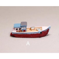 미니어처 해적선 바다 요트 모터보트 잠수 수중함 화물선 보트 요정 정원 장식 범선 입상, 13. TA, 1개