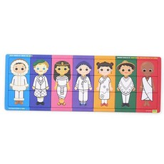 퍼즐놀이 세계의상 퍼즐, 본상품