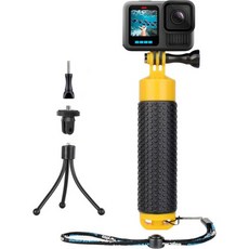 게풀리 플로팅 핸드 그립 미니 삼각대 스탠드 방수 스틱 폴 인스타 360 고프로 히어로 13 12 11 10 9 AKASO DJI 액션 6 핸들 마운트 액세서리 카메라 모노포드