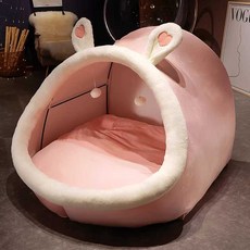 특대형 둥지 침대 보호소 하우스 쿠션 놀이터 꿀잠, 1개, 3. 연회색