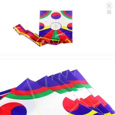 전통 방패연 10개입 놀이 세트 민속연 방패연체험