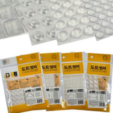 유리 받침 패드 소음방지 충격 미끄럼 도어 스토퍼 방지 범퍼 흡수 받침대 벽보호 반구형 원통형 다용도