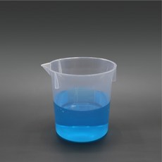 500ml 실험용 플라스틱 눈금 비이커 용액 시약 실험 과학 실험도구 용기 실험기구 액체 만들기 측정 과학실