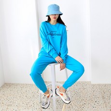 SOON2DLE 女士春季刺繡加州慢跑訓練套裝