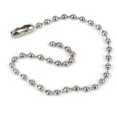 만무리 실버 메탈 구슬줄 8CM 10CM 12CM 15CM 1P 실버구슬줄 메탈체인