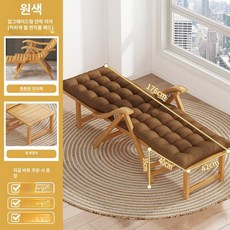 원목 오리지 나무 테라스 13 안락의자 사우나 흔들의자, 1개, 3단 리클라이너 모델 펄 쿠션 포함 티 A