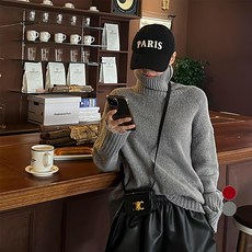 NANING9 女款GUTIO高領針織衫