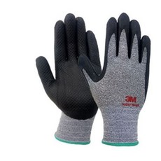 쓰리엠 슈퍼터프 NBR 폼 코팅 안전장갑, 블랙멜란지, 20개