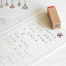 手賬木質印章可愛貓咪卡通印章套裝, 120套／箱, 1套, 120個