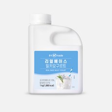 흥국 리얼베이스 밀키 요구르트 1kg (냉장) 밀크소다, 1개