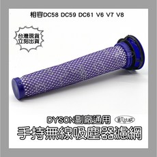 凱比歐 Dyson 吸塵器濾網 適用於 DC58 DC61 DC74 V6 V8, 1個, A0397