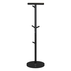 호밍사이 철제 모자 가방걸이 스탠드 거치대 행거 공간활용 옷걸이, 블랙