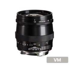 [정품등록이벤트 5만 포인트 3년 보증] 보이그랜더 ULTRON 75mm F1.9 Single Coating VM 마운트 (라이카 M 호환) Black