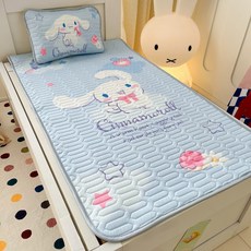 GOYES 가정용 캐릭터 어린이 쿨링매트 여름이불패드 인견이불패드세트 60*135, 시나모롤