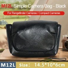 소니 RX100 RX90 HX100 LX10 Ricoh G7XII GRIII CCD 용 카메라 가방 렌즈 파우치 보관 가방 보호대 소프트, 01 L-Black, 1